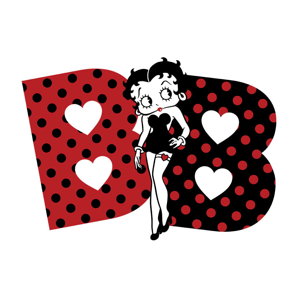 Betty Boop Polka Dot BB's Kids T-Shirt