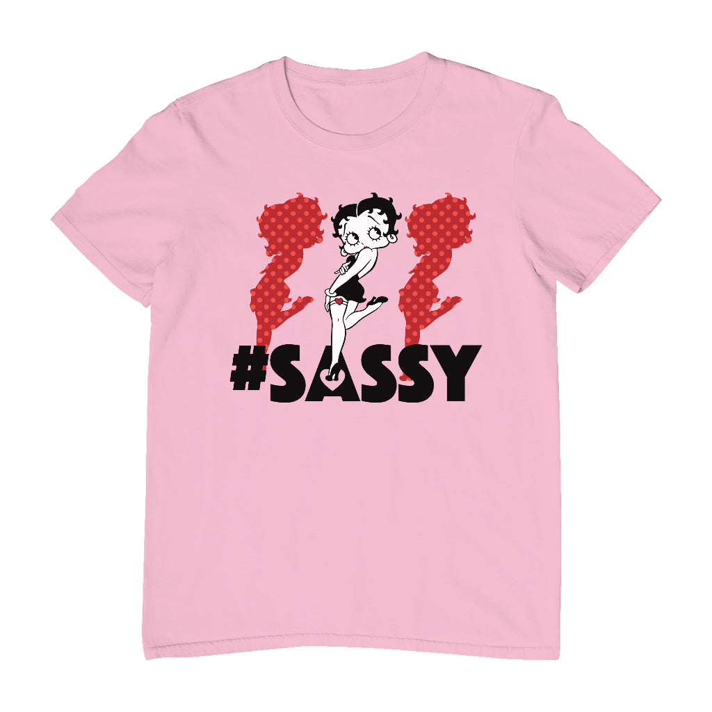 Betty Boop #Sassy Polka Dot Silhouettes Men's T-Shirt