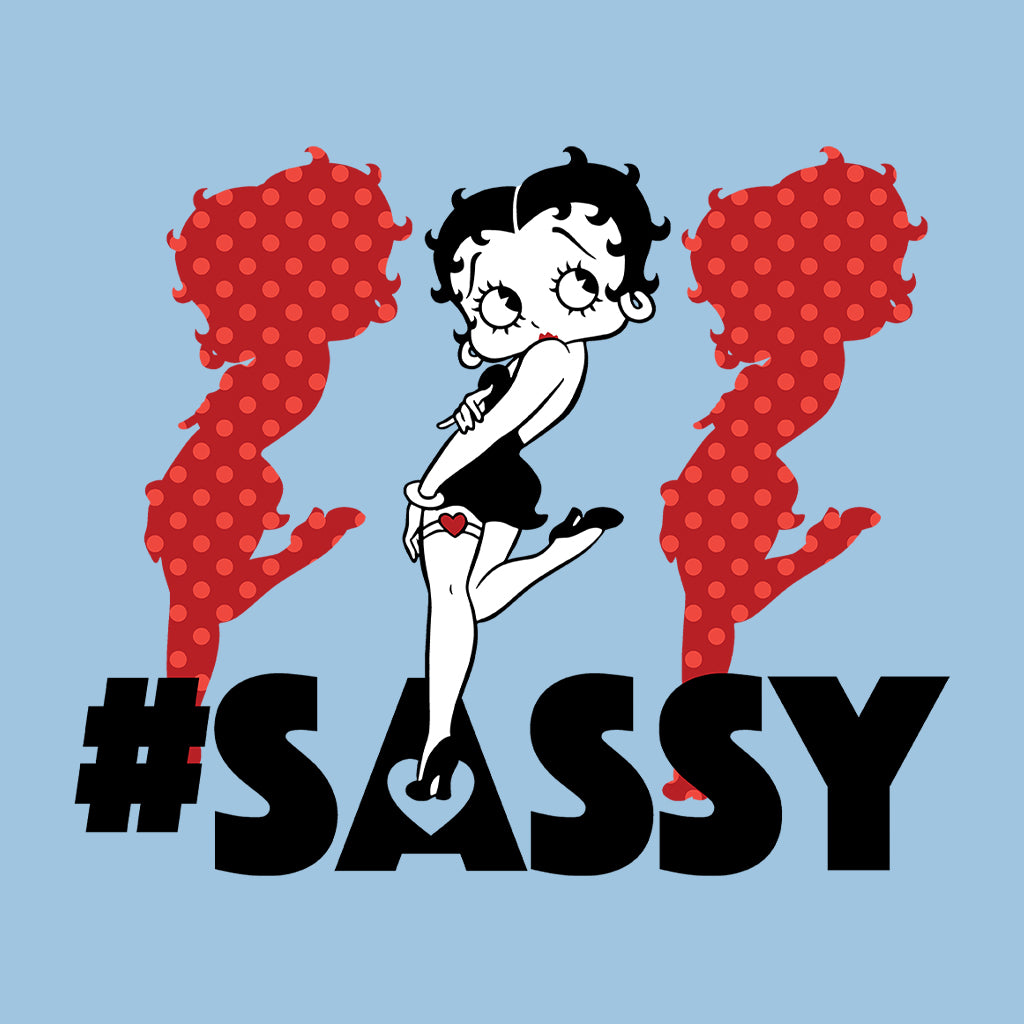 Betty Boop #Sassy Polka Dot Silhouettes Kids T-Shirt