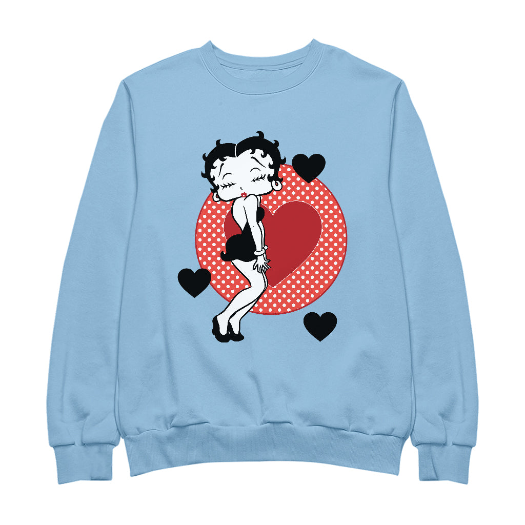 Betty Boop Love Hearts Men's Sweatshirt