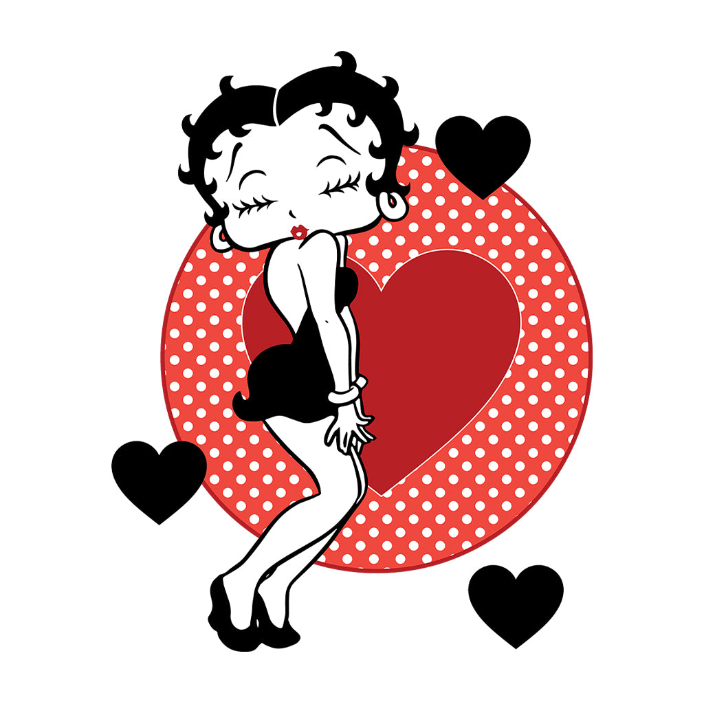 Betty Boop Love Hearts Kids T-Shirt