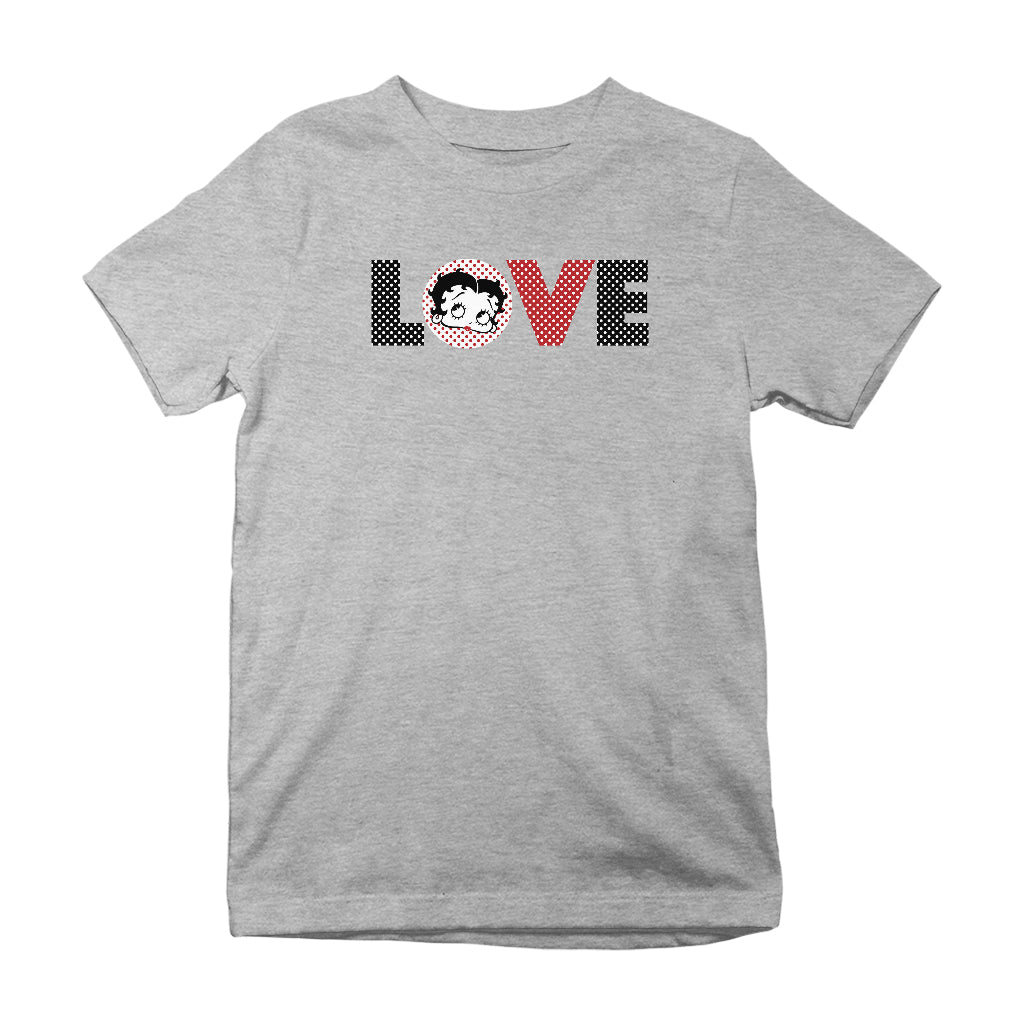 Betty Boop Polka Love Kids T-Shirt