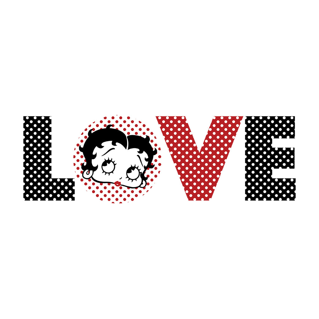 Betty Boop Polka Love Kids T-Shirt