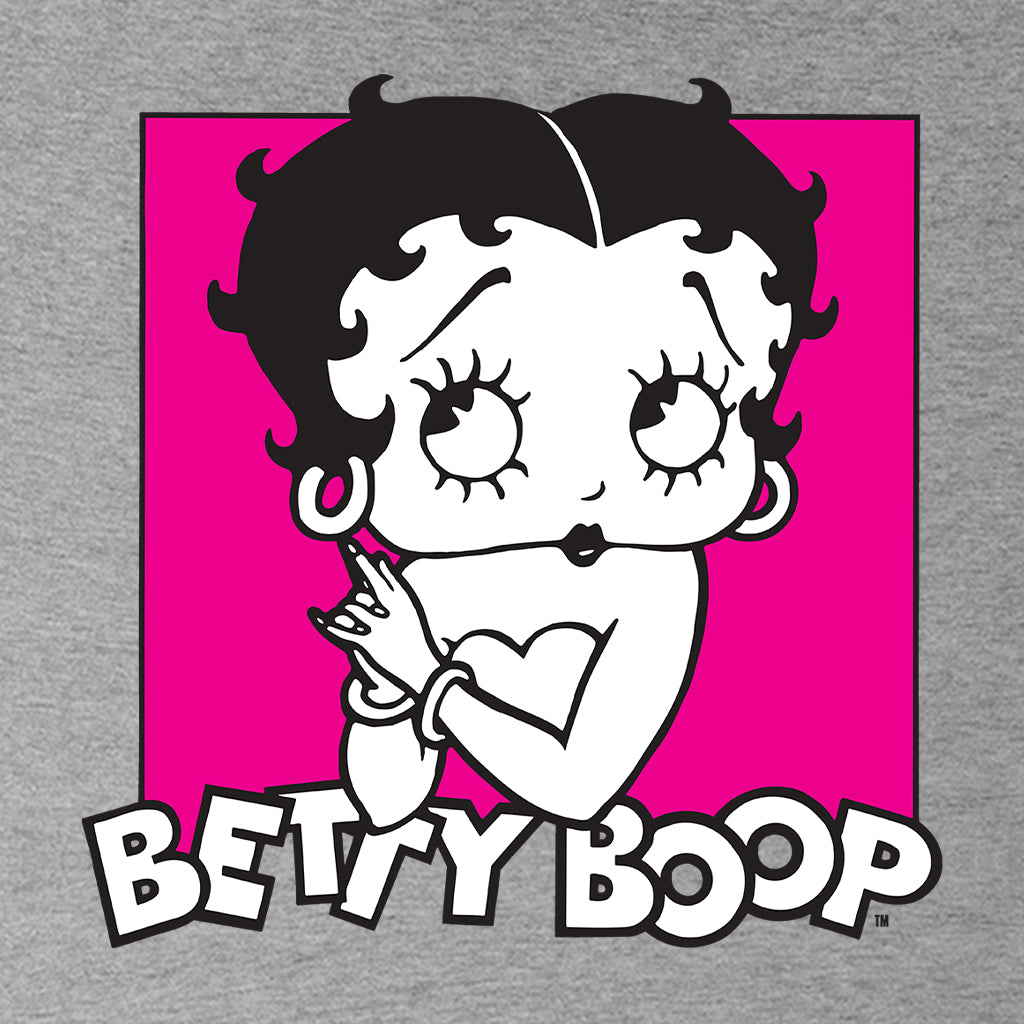 Betty Boop Classic Hands Together Kids Hooded Sweatshirt