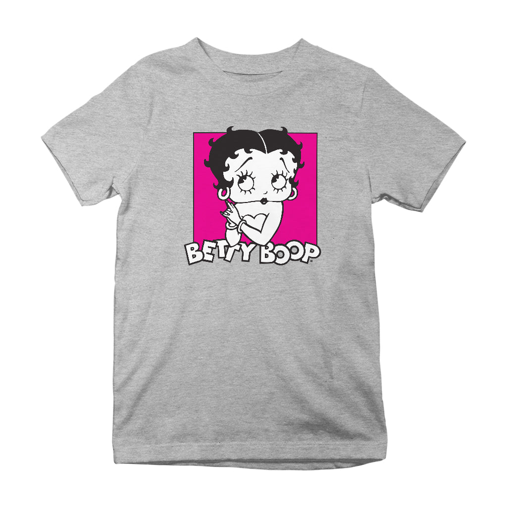 Betty Boop Classic Hands Together Kids T-Shirt