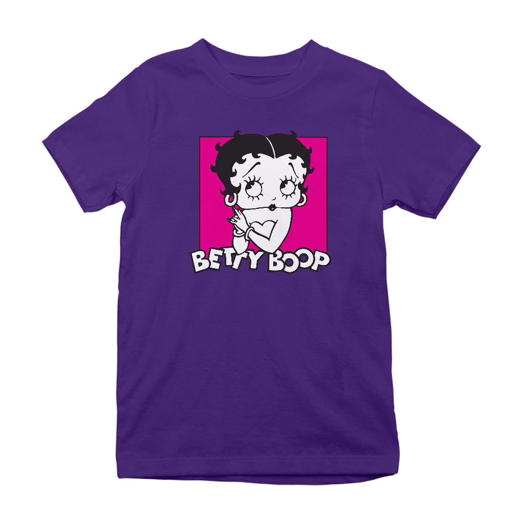 Betty Boop Classic Hands Together Kids T-Shirt