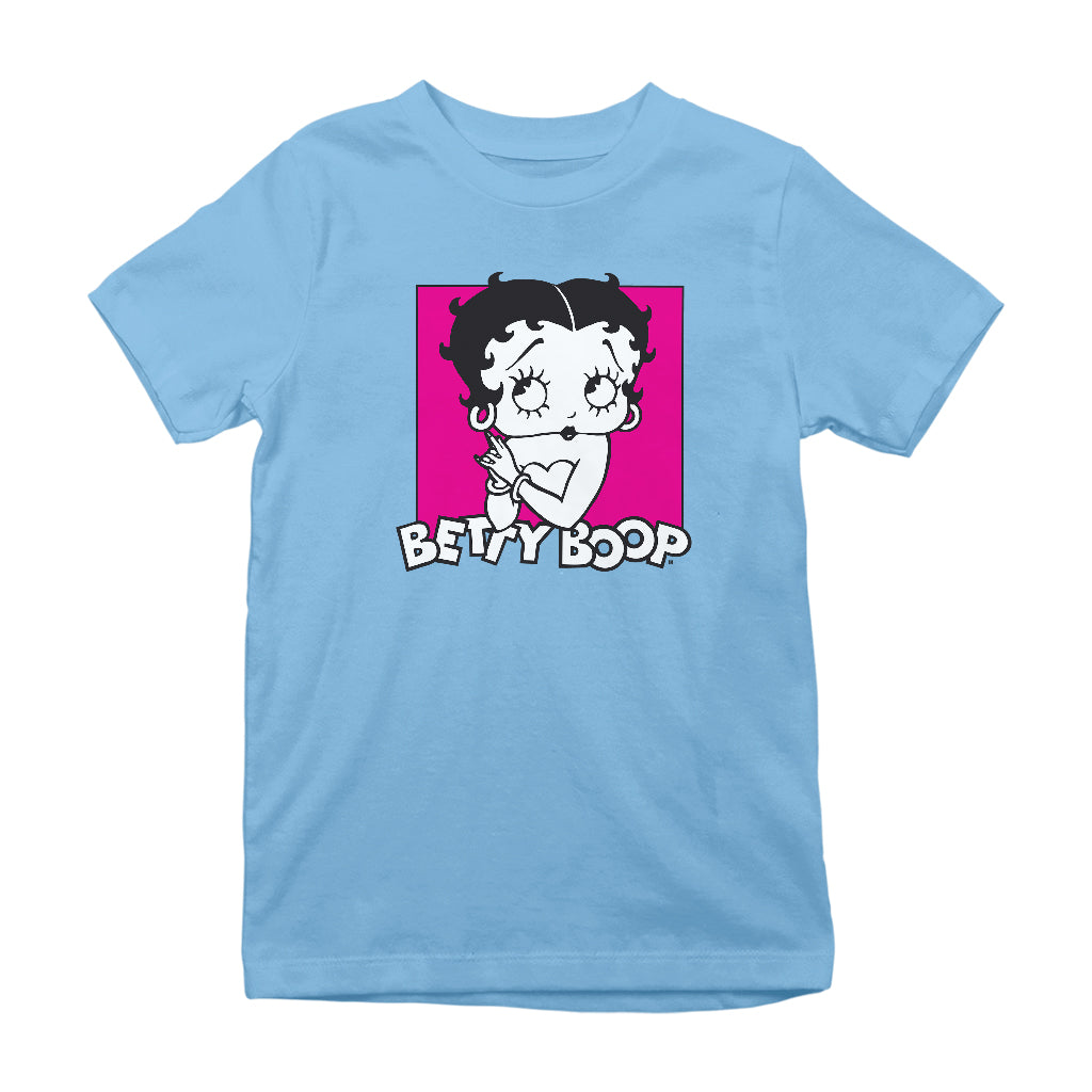 Betty Boop Classic Hands Together Kids T-Shirt