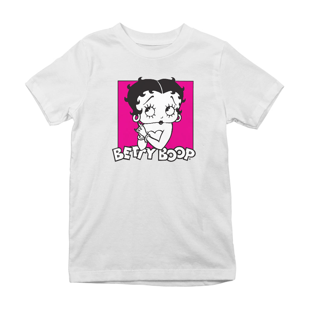 Betty Boop Classic Hands Together Kids T-Shirt