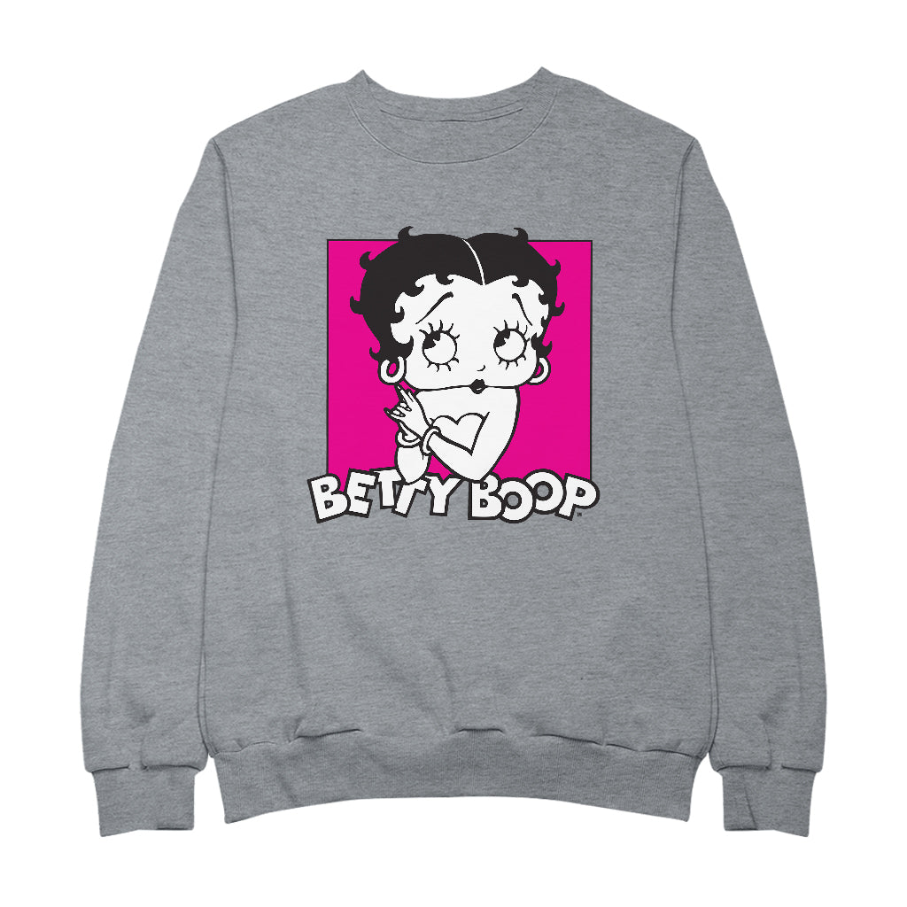 Betty Boop Classic Hands Together Men's Sweatshirt