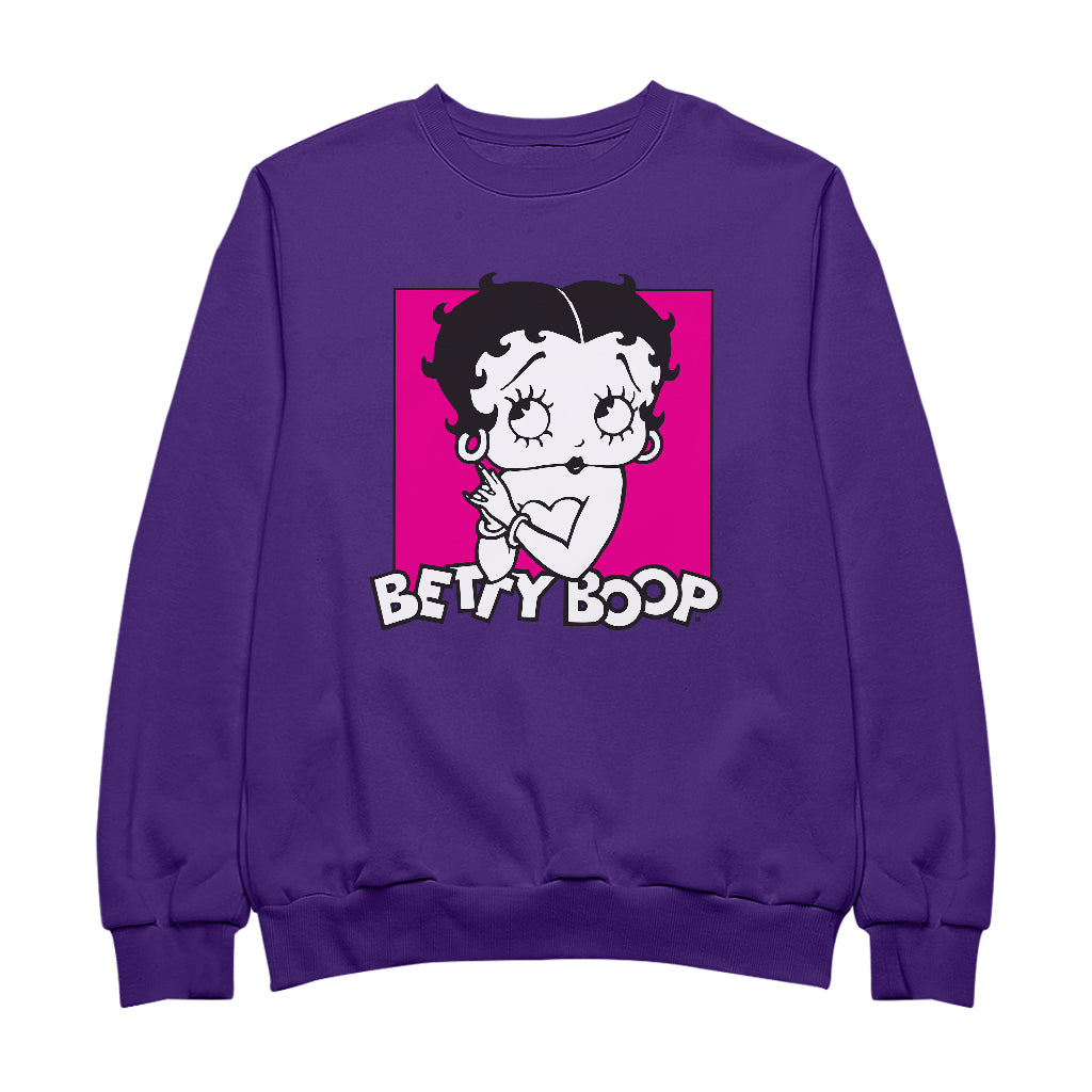 Betty Boop Classic Hands Together Men's Sweatshirt