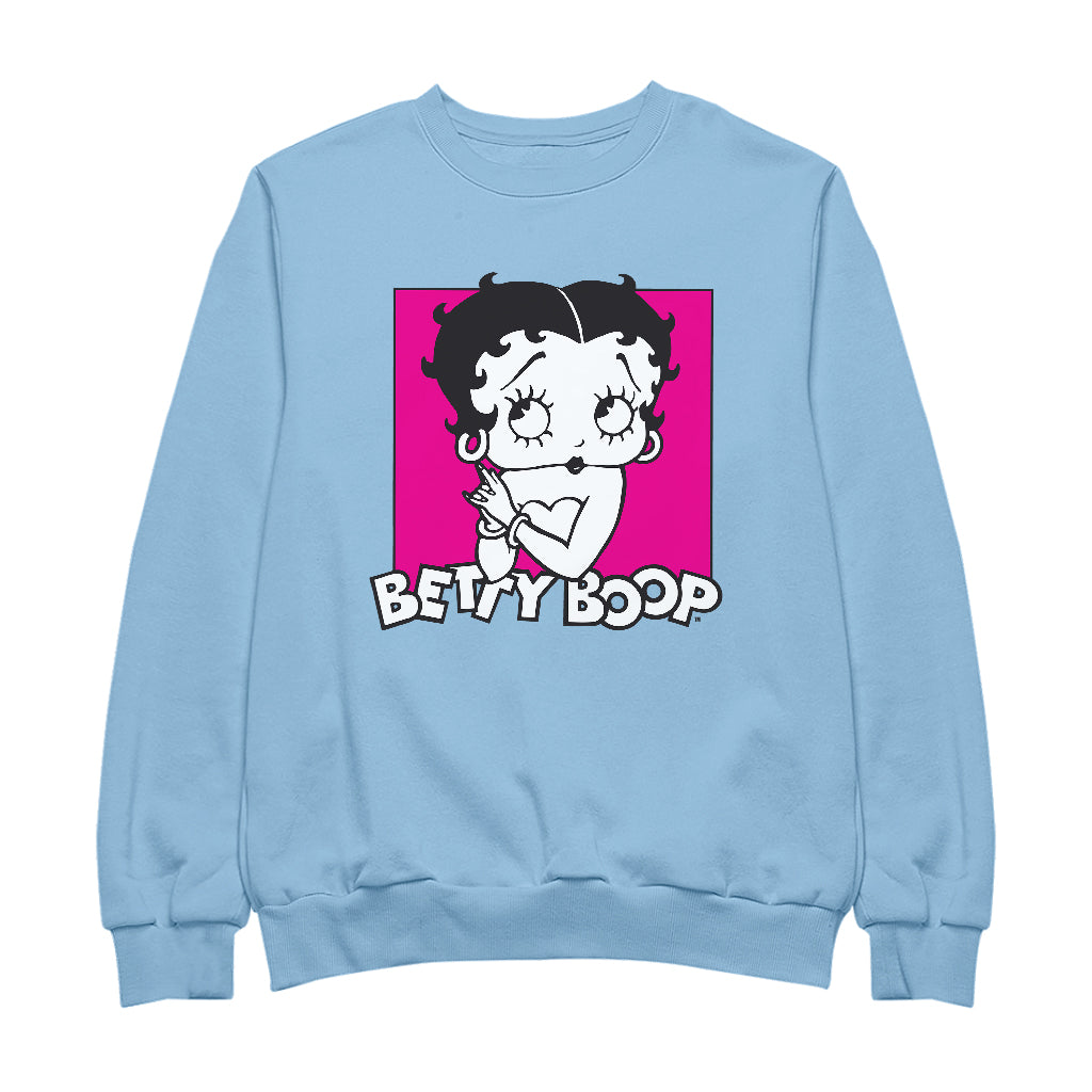 Betty Boop Classic Hands Together Men's Sweatshirt
