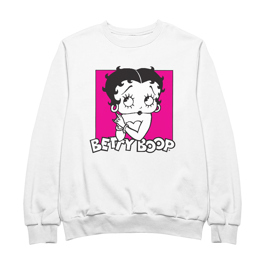 Betty Boop Classic Hands Together Men's Sweatshirt