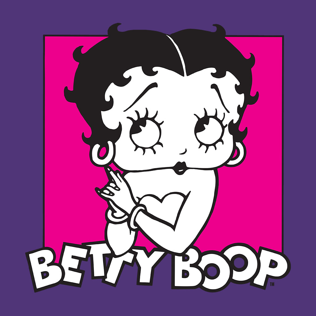 Betty Boop Classic Hands Together Kids Hooded Sweatshirt