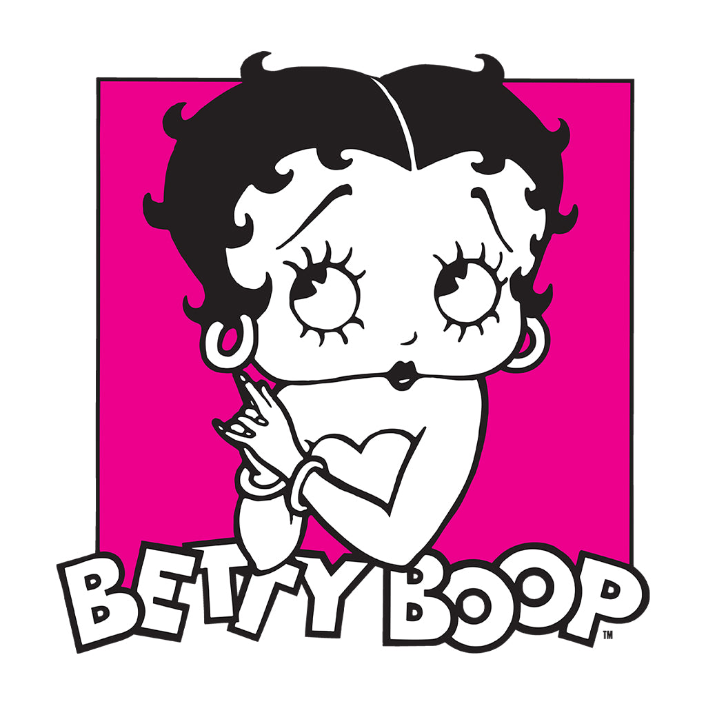 Betty Boop Classic Hands Together Kids Hooded Sweatshirt