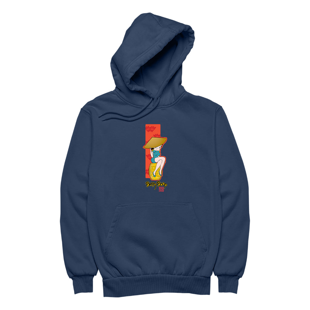 Betty Boop Gold Love Character Barrel Men's Hooded Sweatshirt