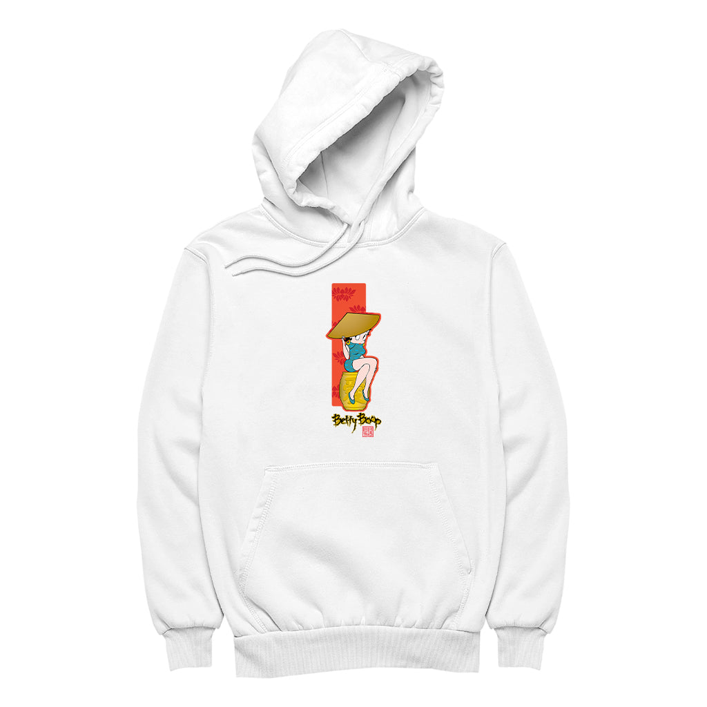 Betty Boop Gold Love Character Barrel Men's Hooded Sweatshirt