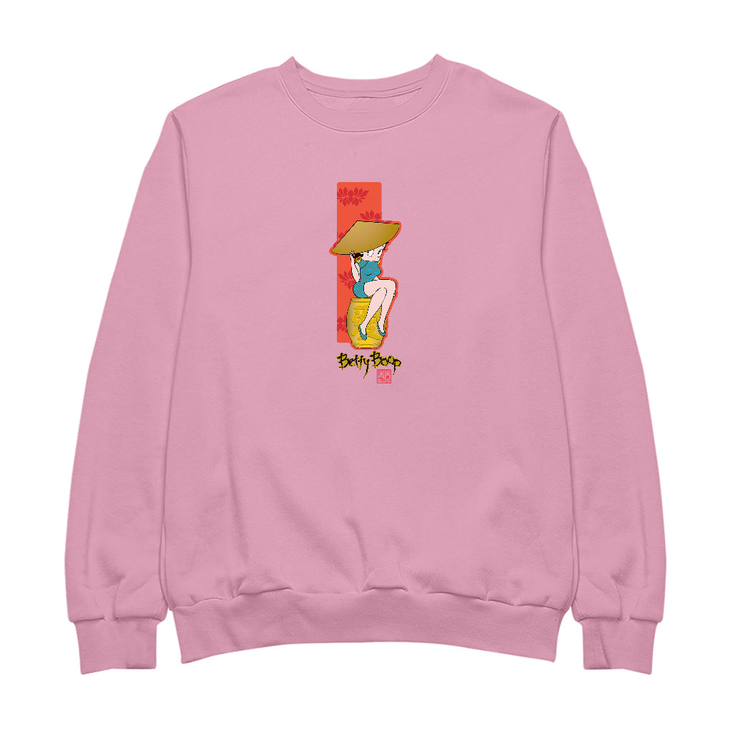 Betty Boop Gold Love Character Barrel Men's Sweatshirt