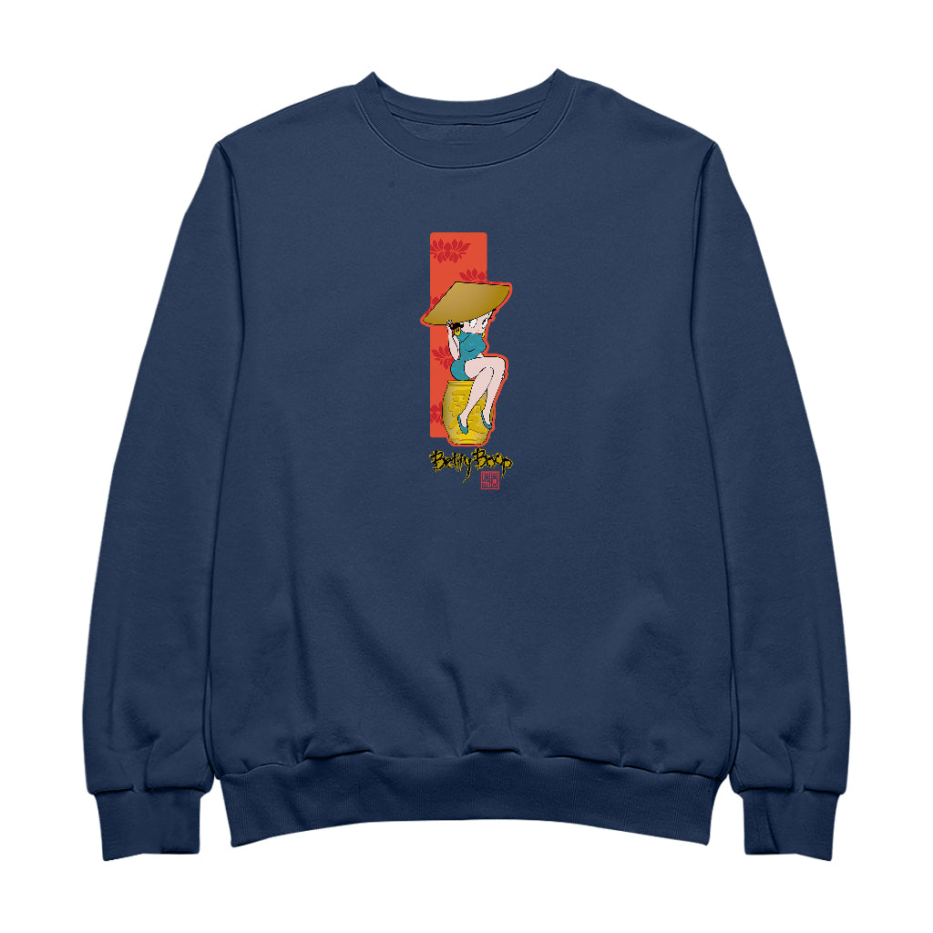 Betty Boop Gold Love Character Barrel Men's Sweatshirt