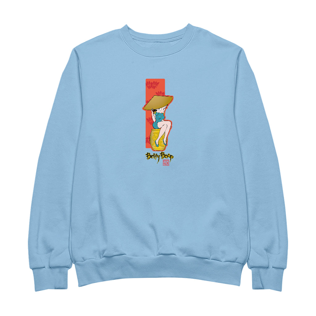 Betty Boop Gold Love Character Barrel Men's Sweatshirt
