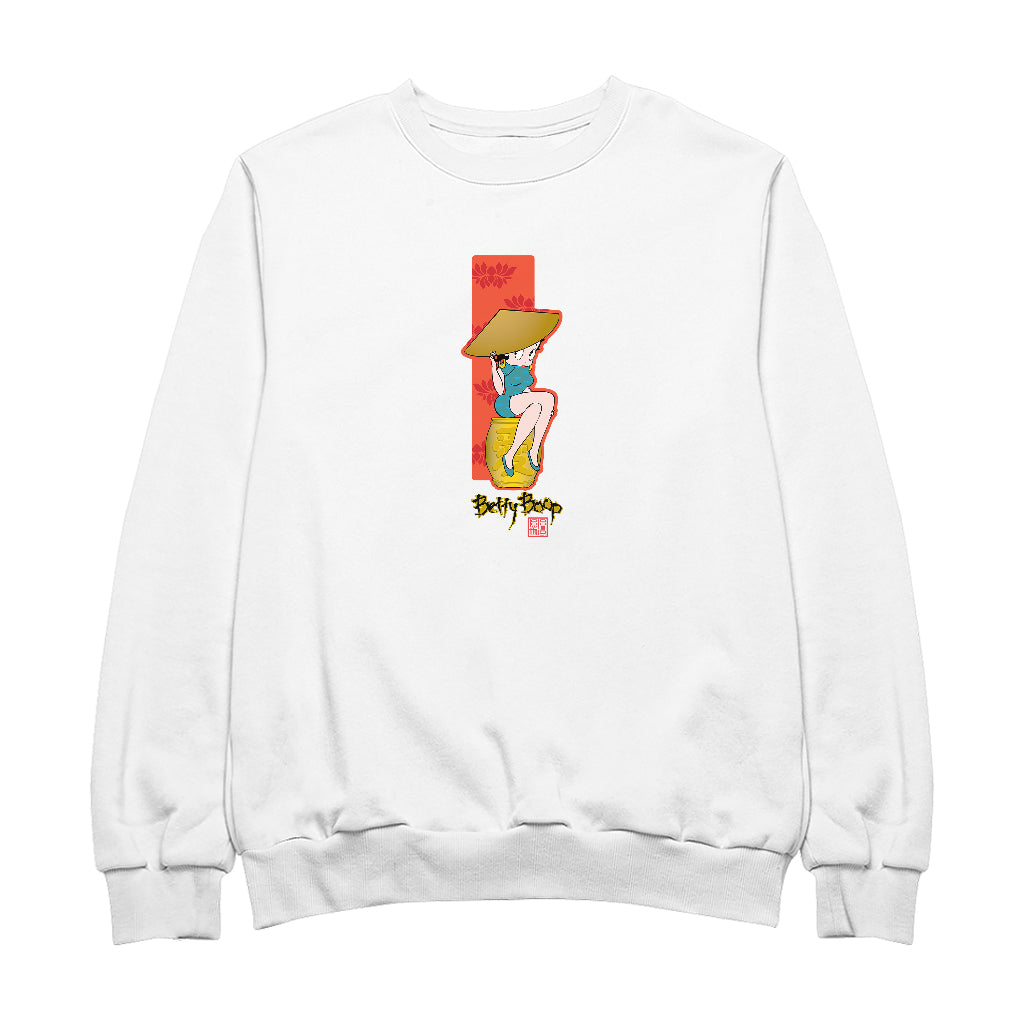 Betty Boop Gold Love Character Barrel Men's Sweatshirt