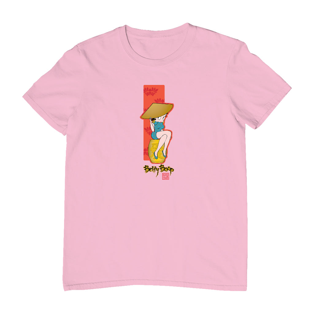 Betty Boop Gold Love Character Barrel Men's T-Shirt