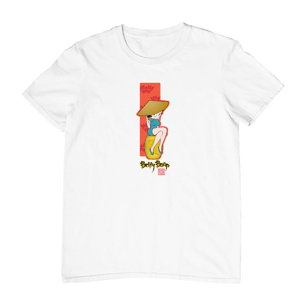Betty Boop Gold Love Character Barrel Men's T-Shirt