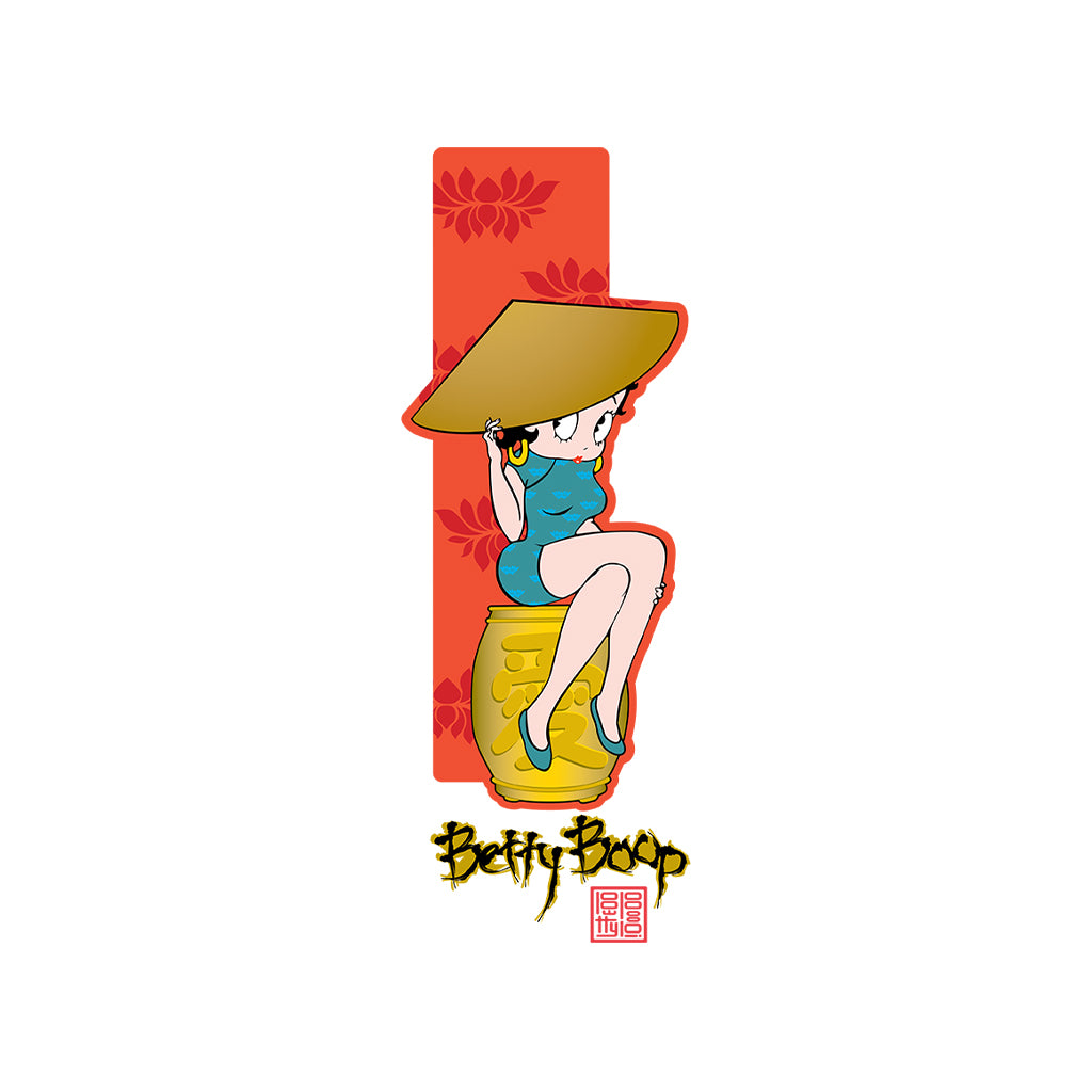 Betty Boop Gold Love Character Barrel Kids Hooded Sweatshirt