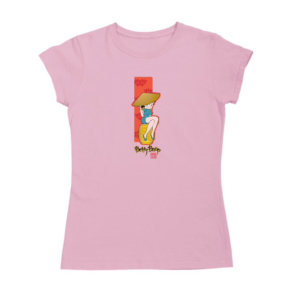 Betty Boop Gold Love Character Barrel Women's T-Shirt