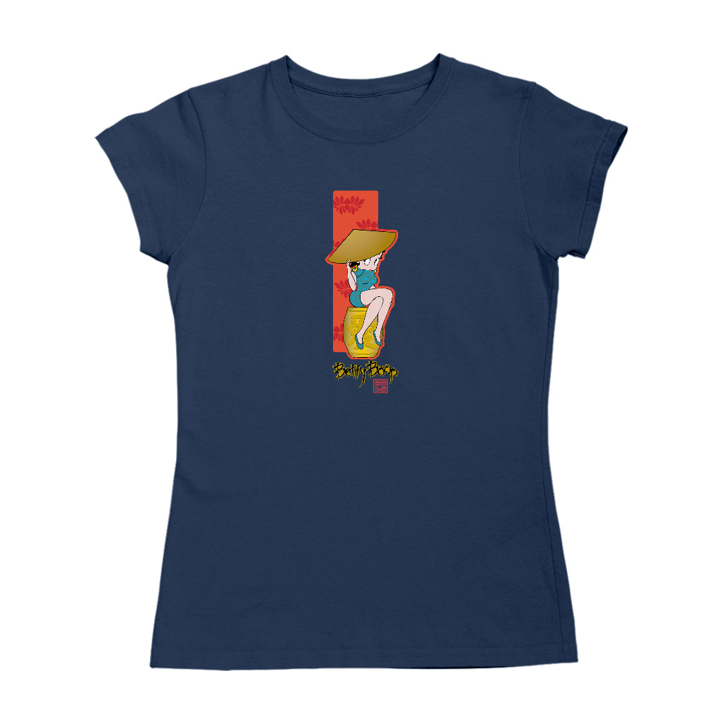 Betty Boop Gold Love Character Barrel Women's T-Shirt