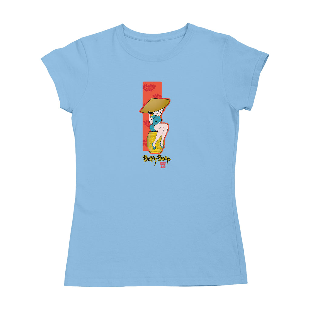 Betty Boop Gold Love Character Barrel Women's T-Shirt