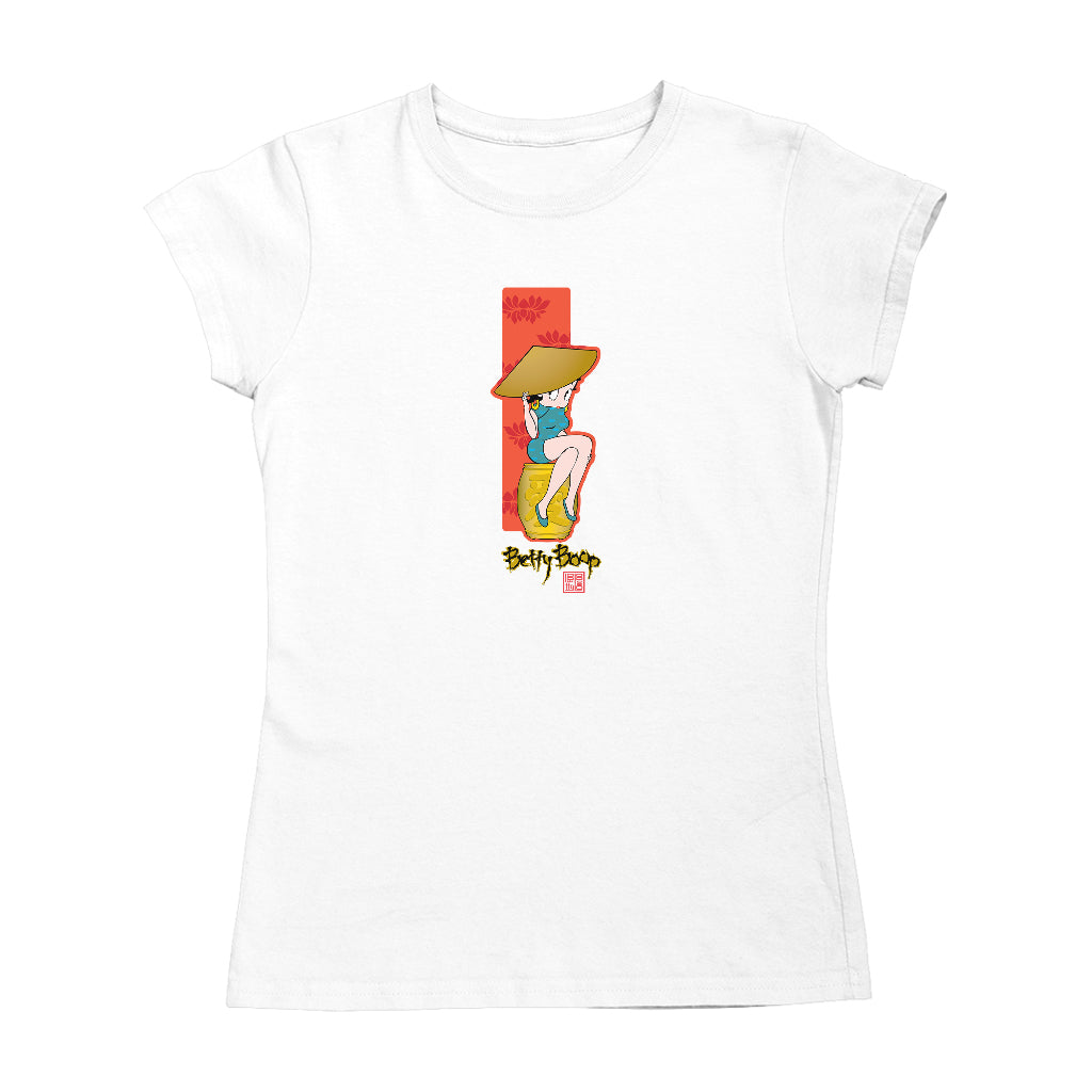 Betty Boop Gold Love Character Barrel Women's T-Shirt