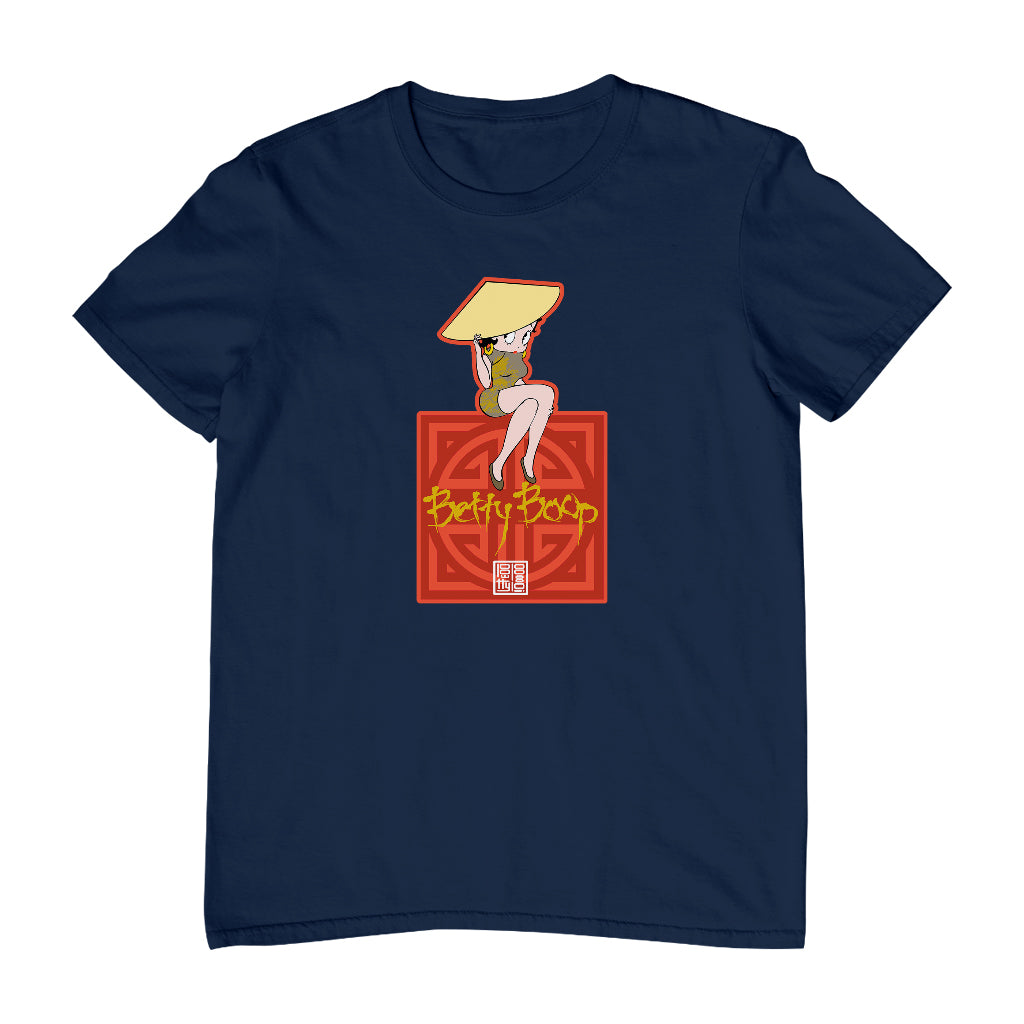 Betty Boop Betty in Dragon Dress with Hat Men's T-Shirt