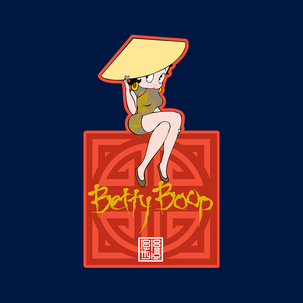 Betty Boop Betty in Dragon Dress with Hat Kids T-Shirt
