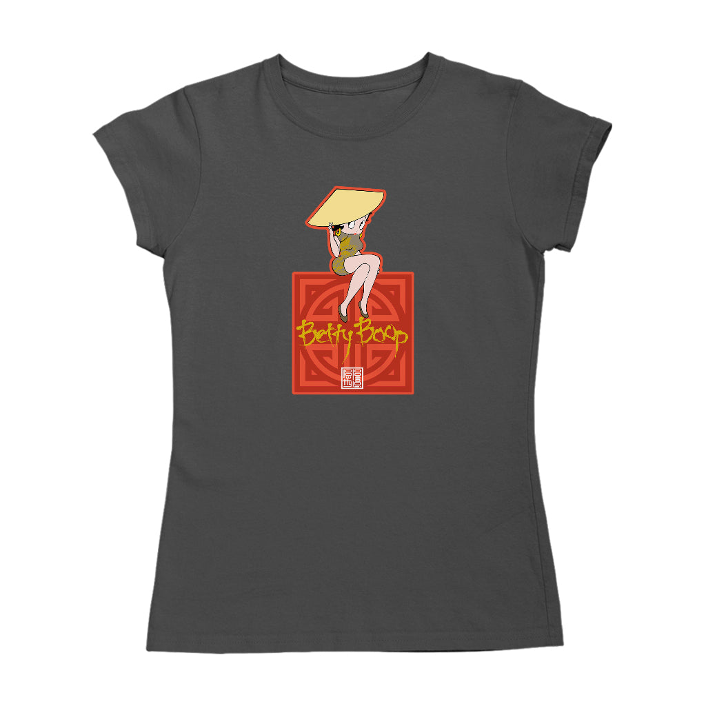 Betty Boop Betty in Dragon Dress with Hat Women's T-Shirt