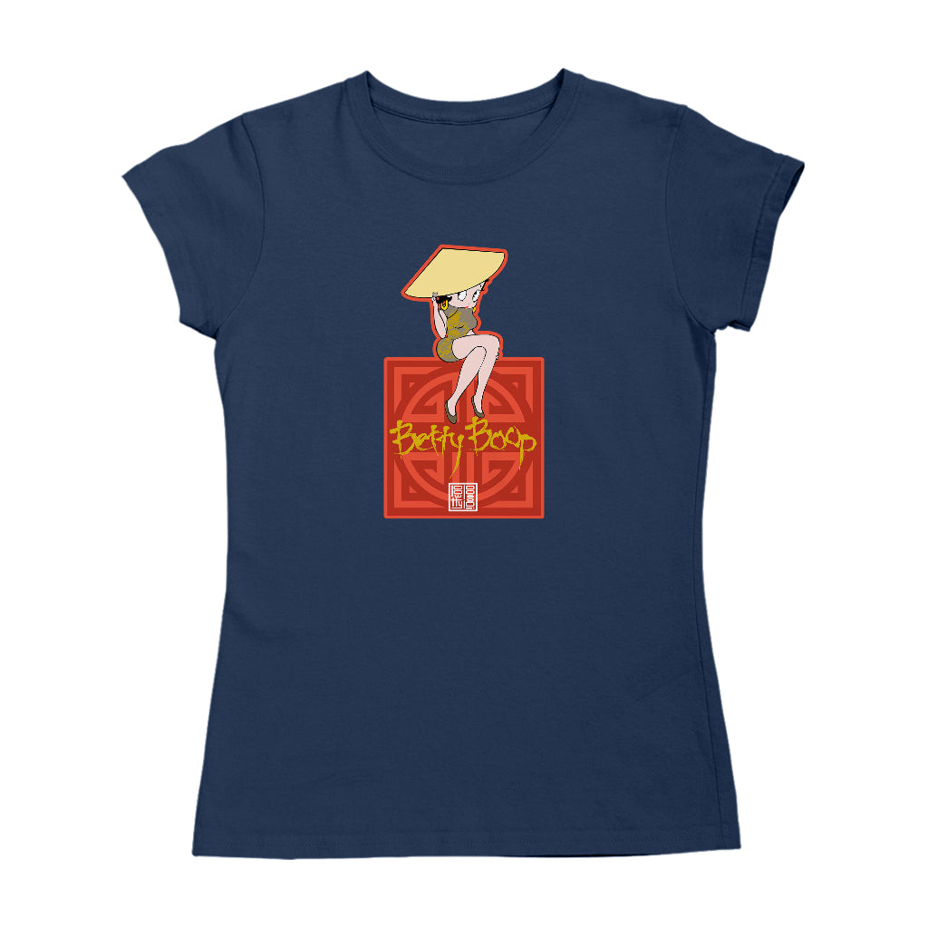Betty Boop Betty in Dragon Dress with Hat Women's T-Shirt