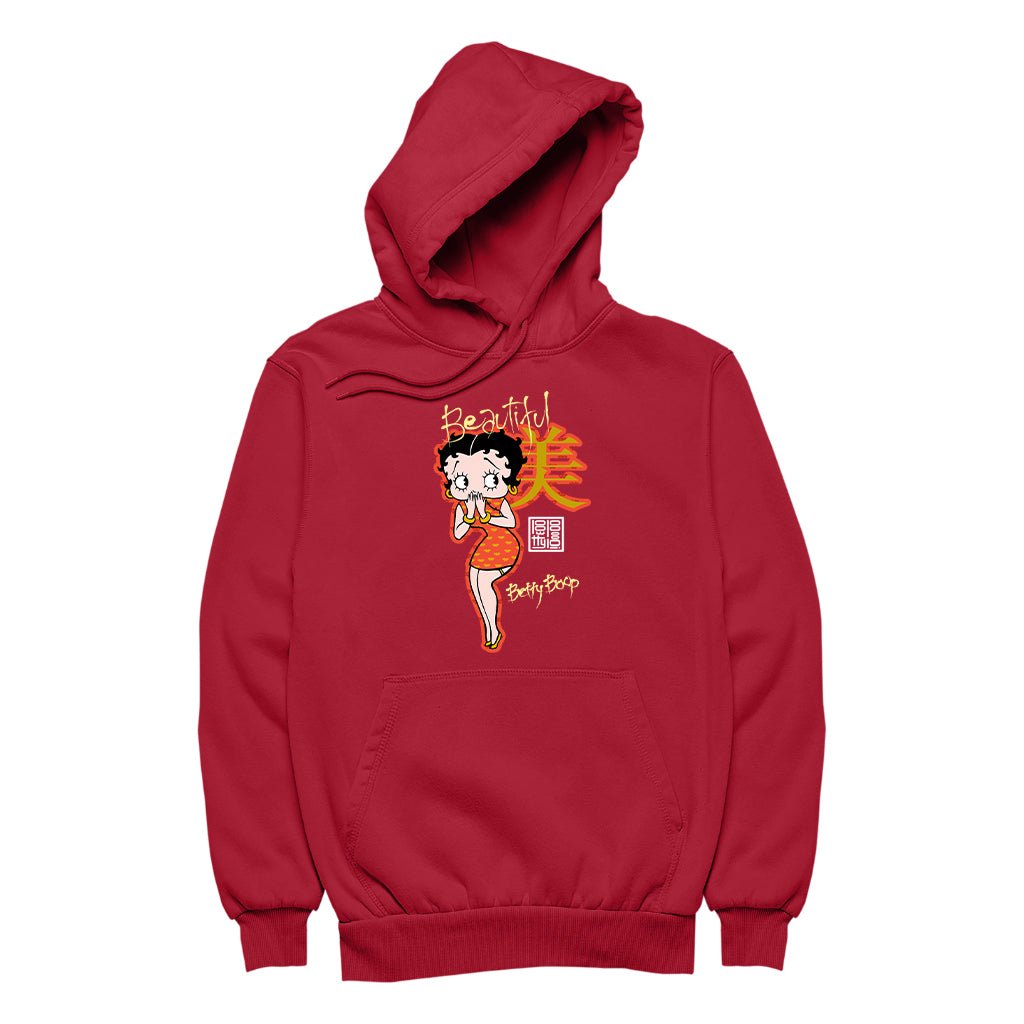 Betty Boop Beautiful Mandarin Character Men's Hooded Sweatshirt
