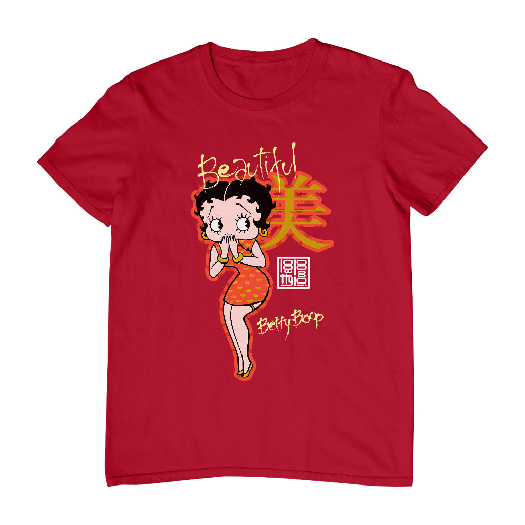 Betty Boop Beautiful Mandarin Character Men's T-Shirt