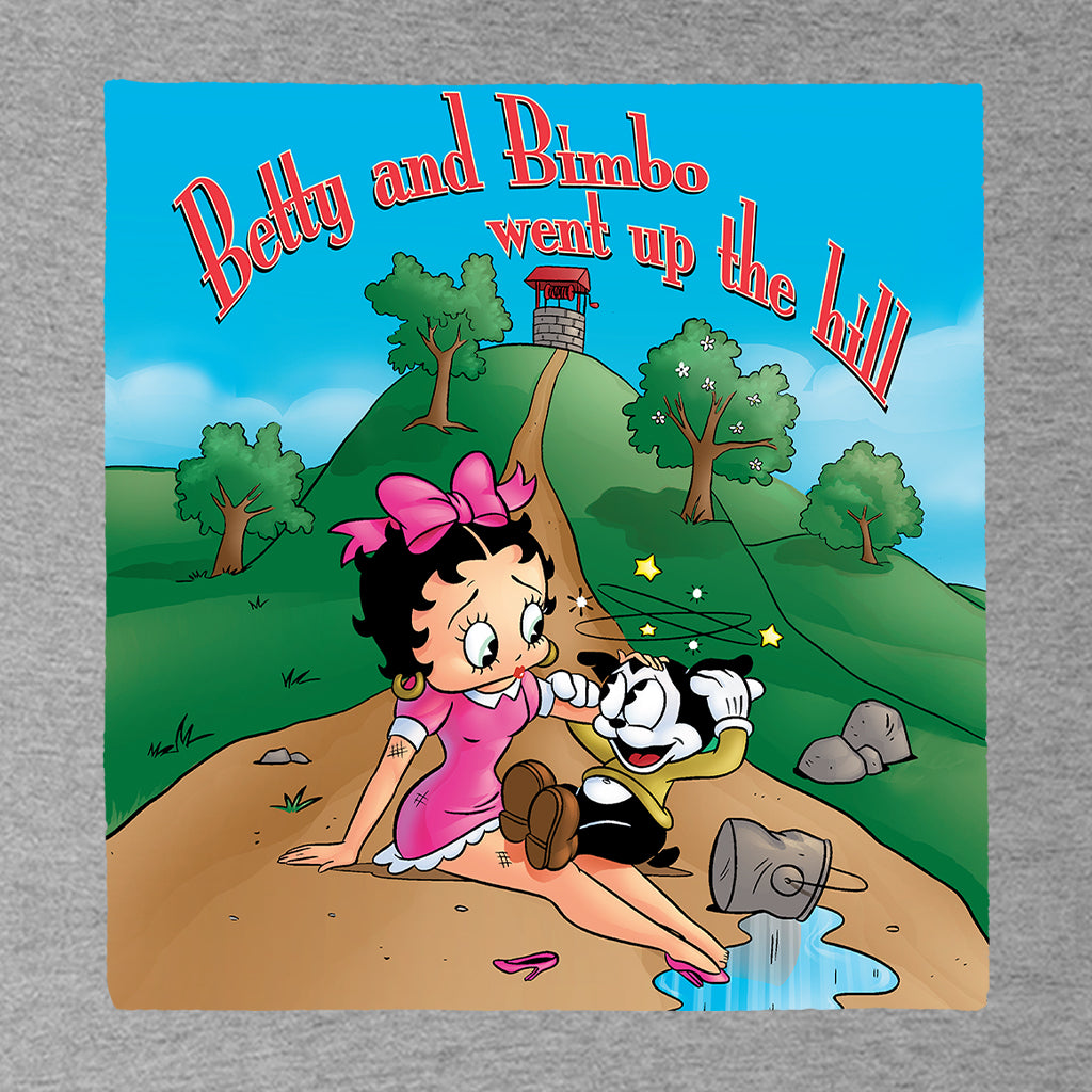 Betty Boop Betty and Bimbo Went Up The Hill Kids T-Shirt