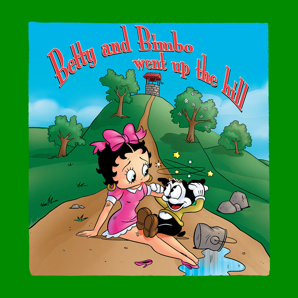 Betty Boop Betty and Bimbo Went Up The Hill Kids T-Shirt