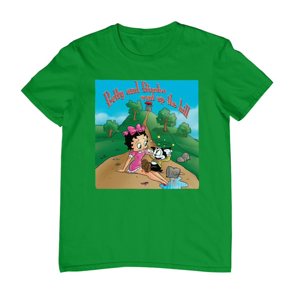 Betty Boop Betty and Bimbo Went Up The Hill Men's T-Shirt