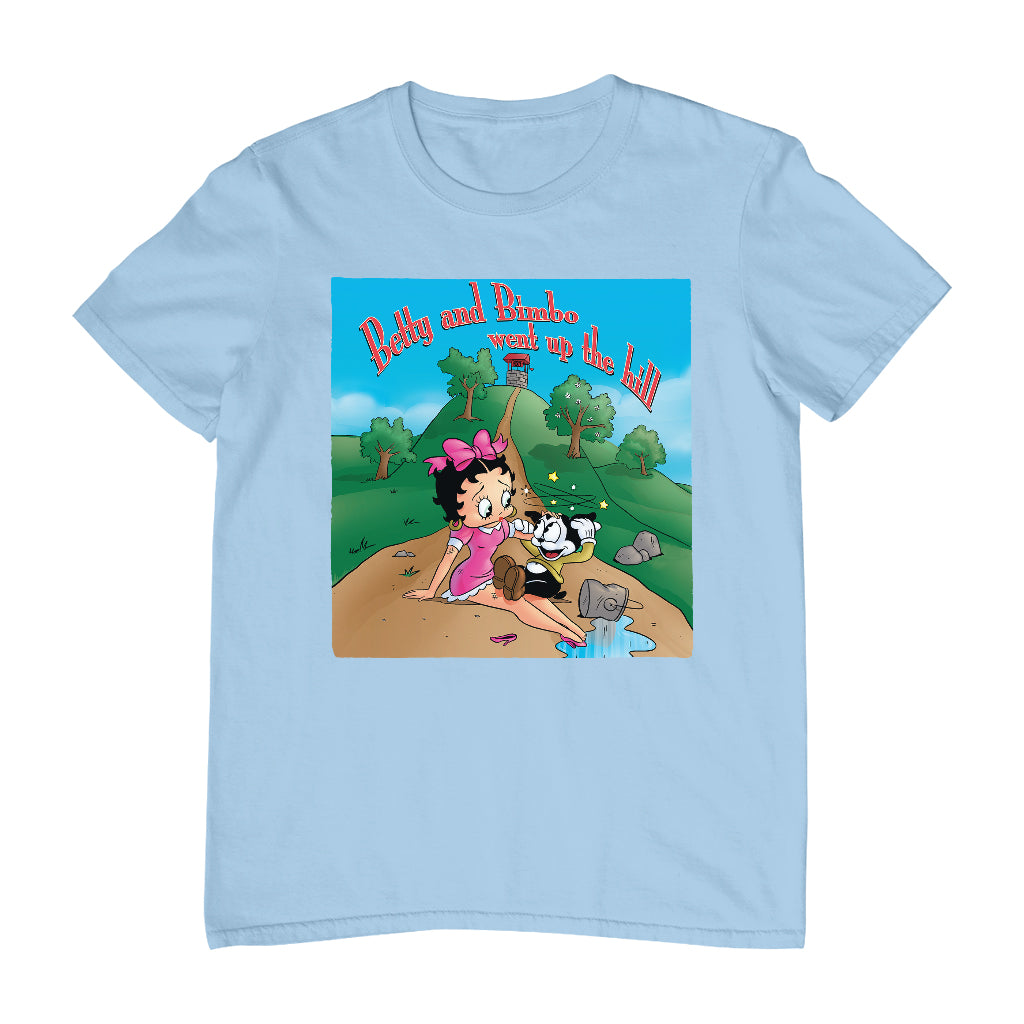 Betty Boop Betty and Bimbo Went Up The Hill Men's T-Shirt