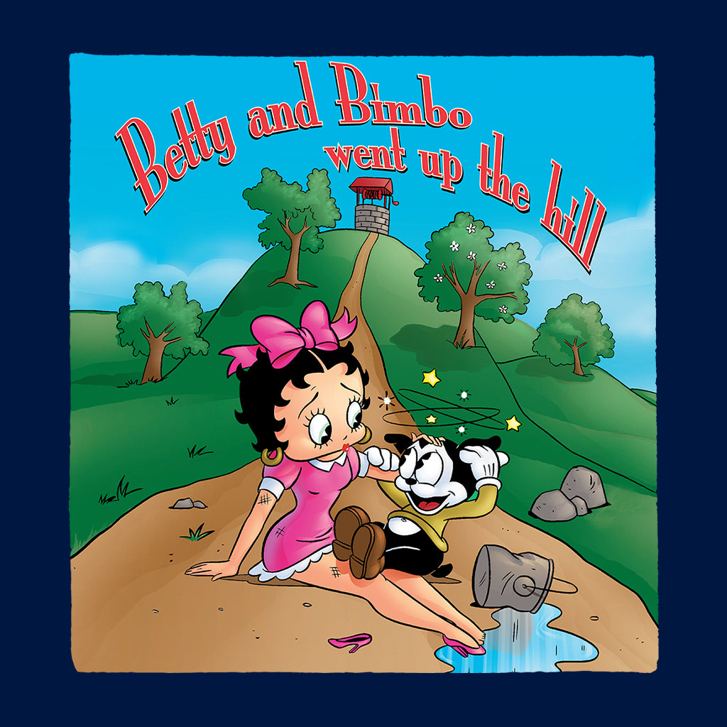 Betty Boop Betty and Bimbo Went Up The Hill Kids T-Shirt