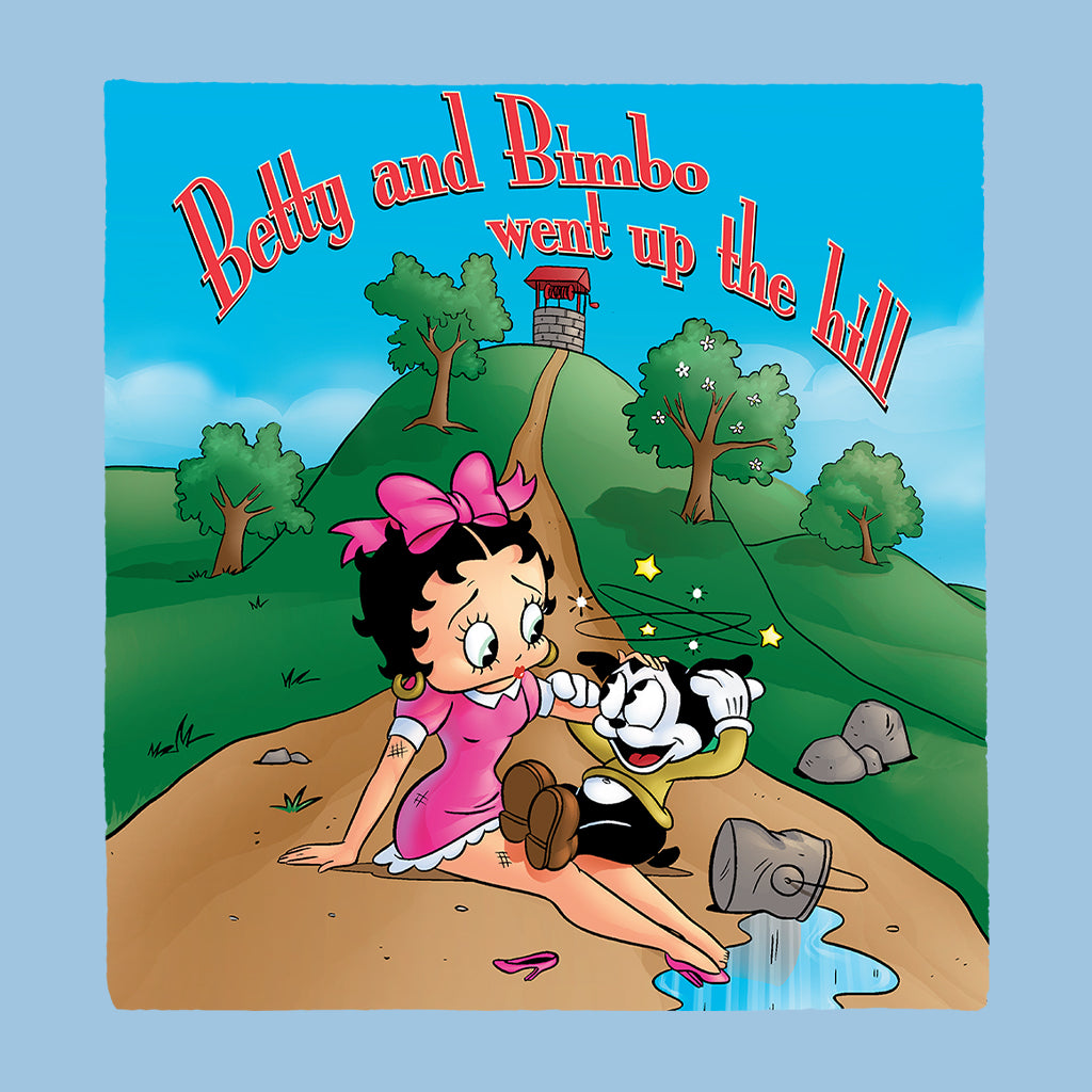 Betty Boop Betty and Bimbo Went Up The Hill Kids T-Shirt