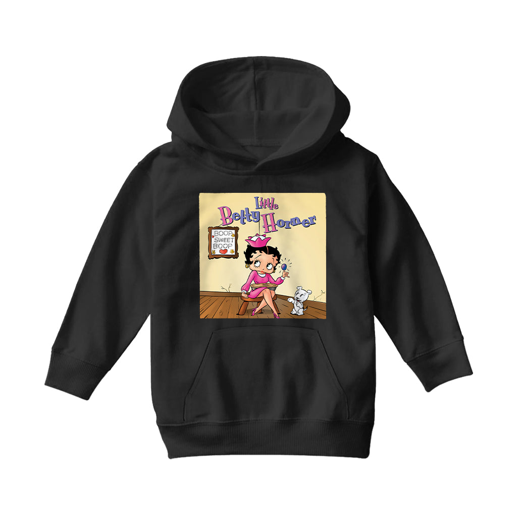 Betty Boop Little Betty Horner Kids Hooded Sweatshirt