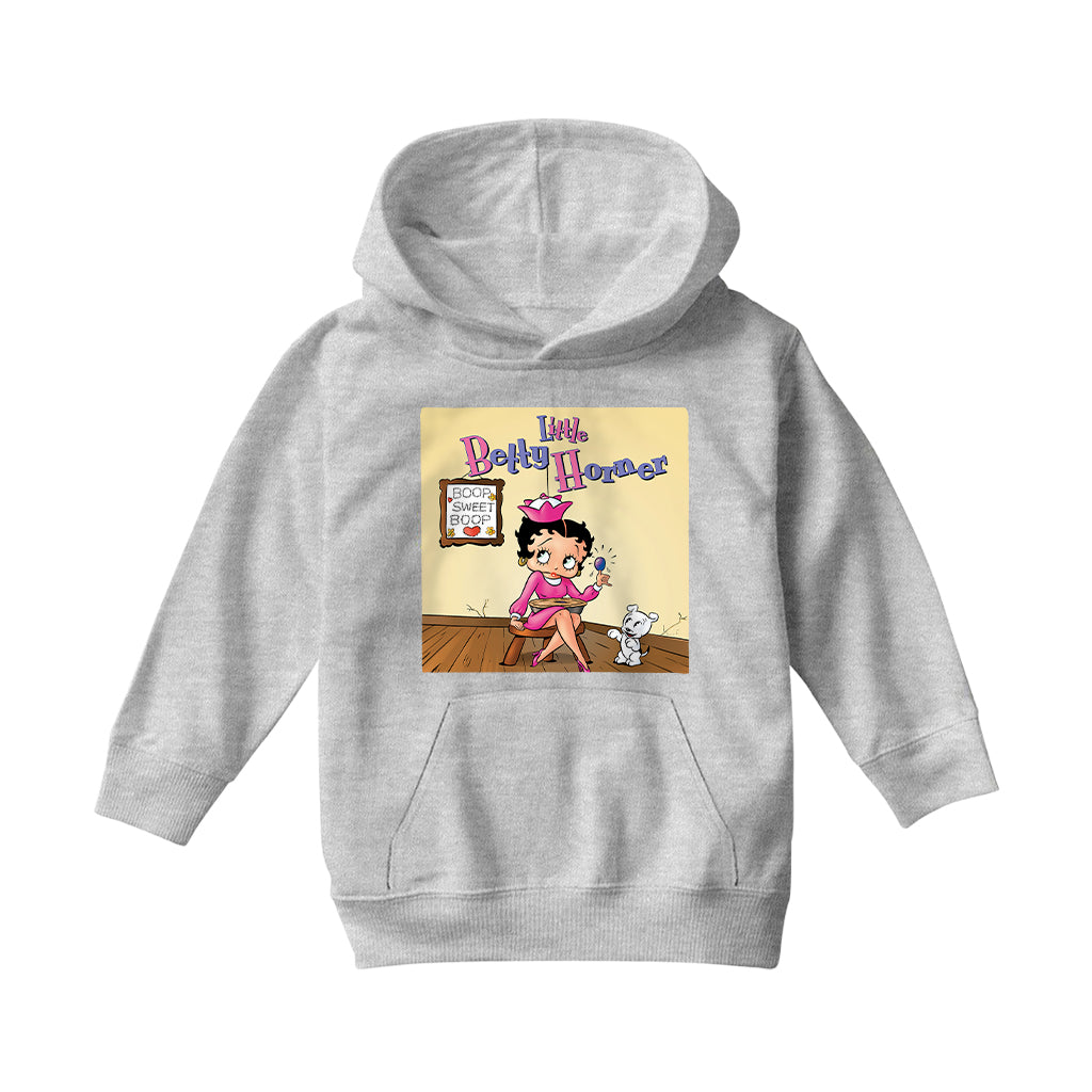 Betty Boop Little Betty Horner Kids Hooded Sweatshirt