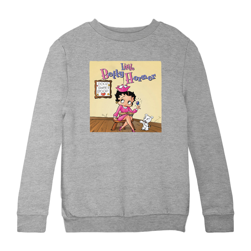 Betty Boop Little Betty Horner Kids Sweatshirt