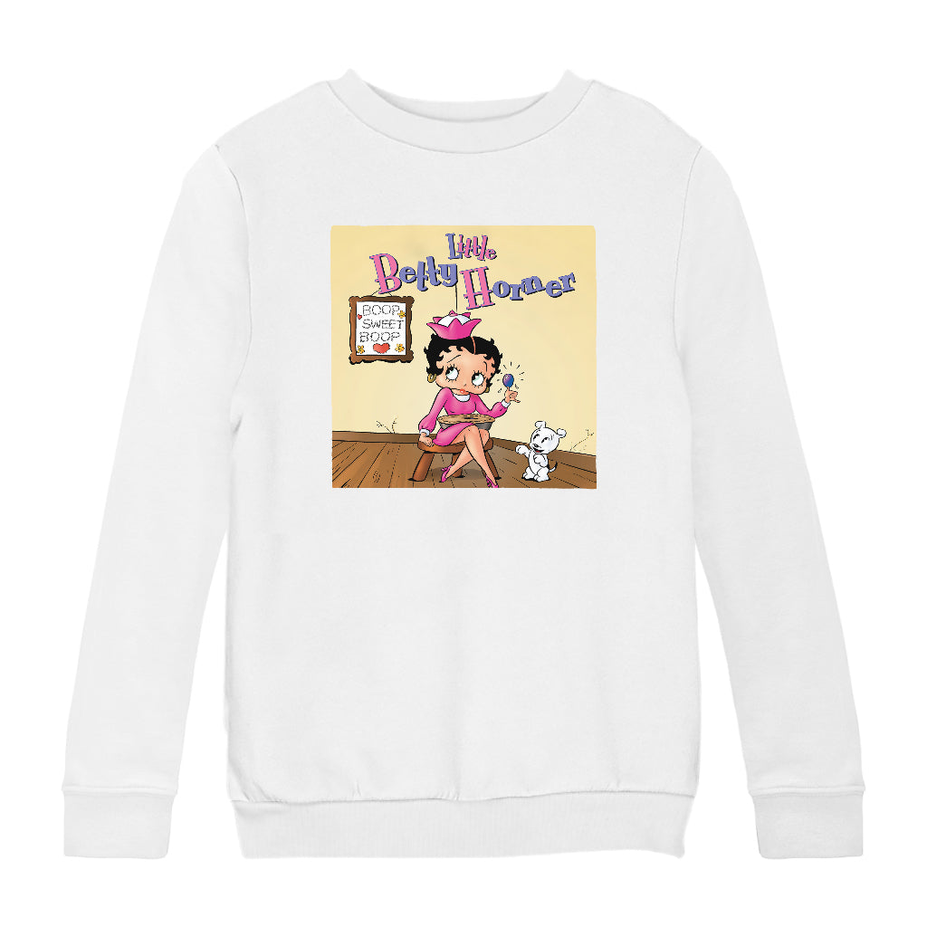 Betty Boop Little Betty Horner Kids Sweatshirt