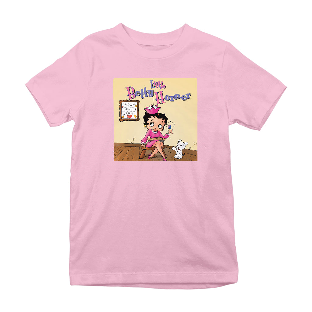 Betty Boop Little Betty Horner Kids T-Shirt