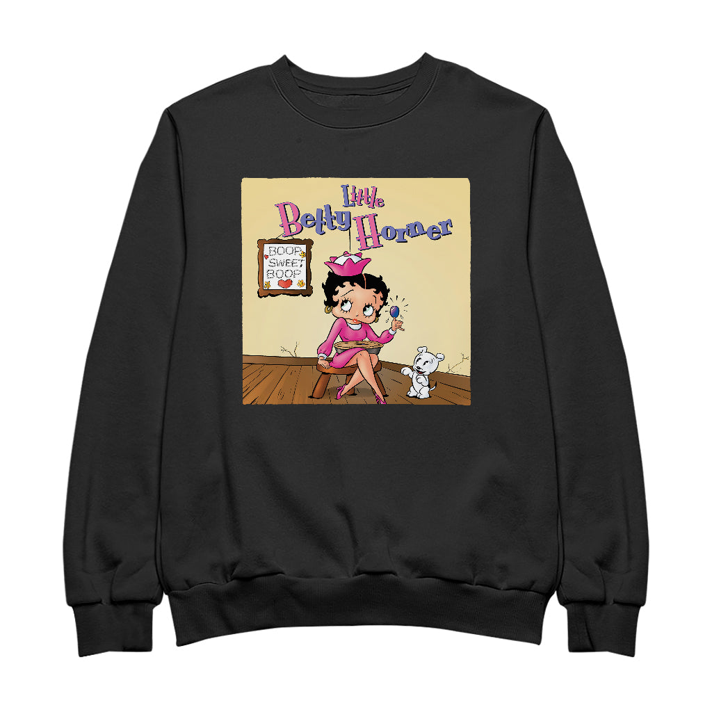 Betty Boop Little Betty Horner Men's Sweatshirt