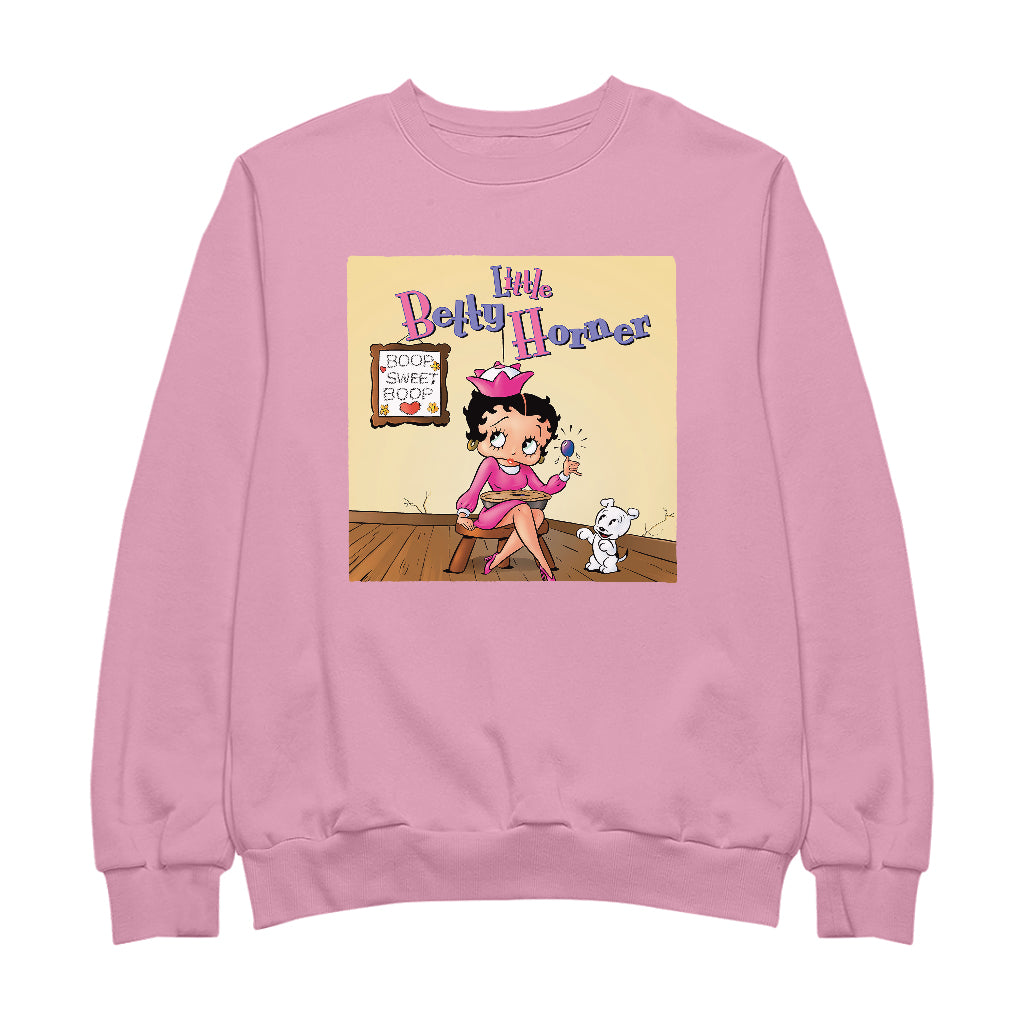 Betty Boop Little Betty Horner Men's Sweatshirt